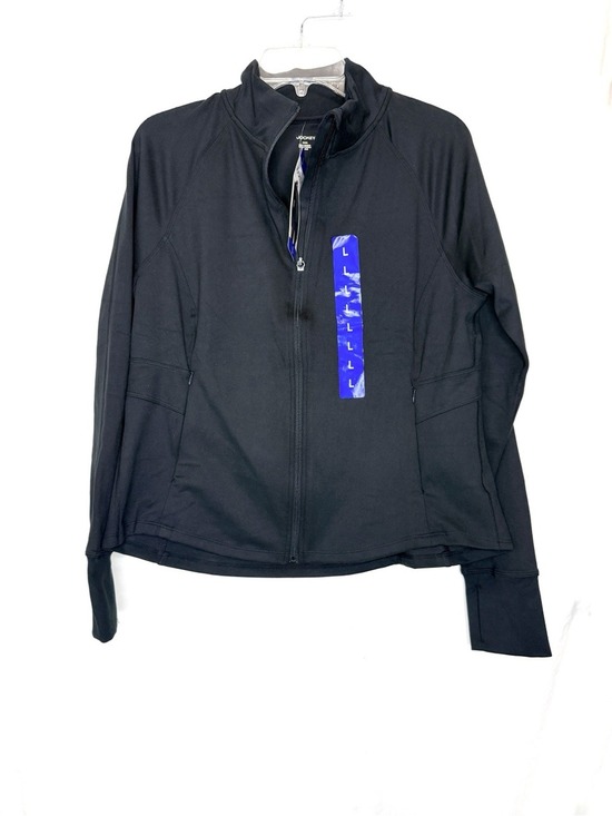 Jockey Jackets & Blazers - NEW WITH TAGS - Jockey Tulip Hem Stylish Functional Yoga Jacket Black in Large